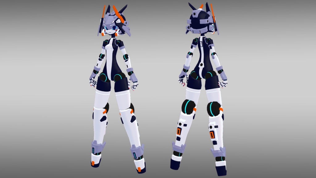 35式影波ちゃん 3Dモデル(VRChat向け)