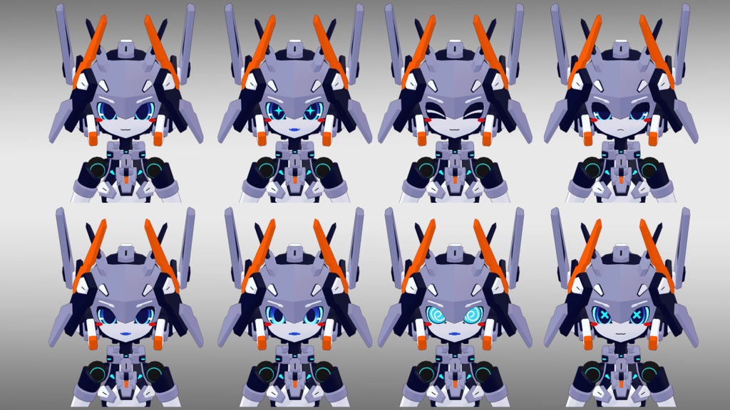 35式影波ちゃん 3Dモデル(VRChat向け)