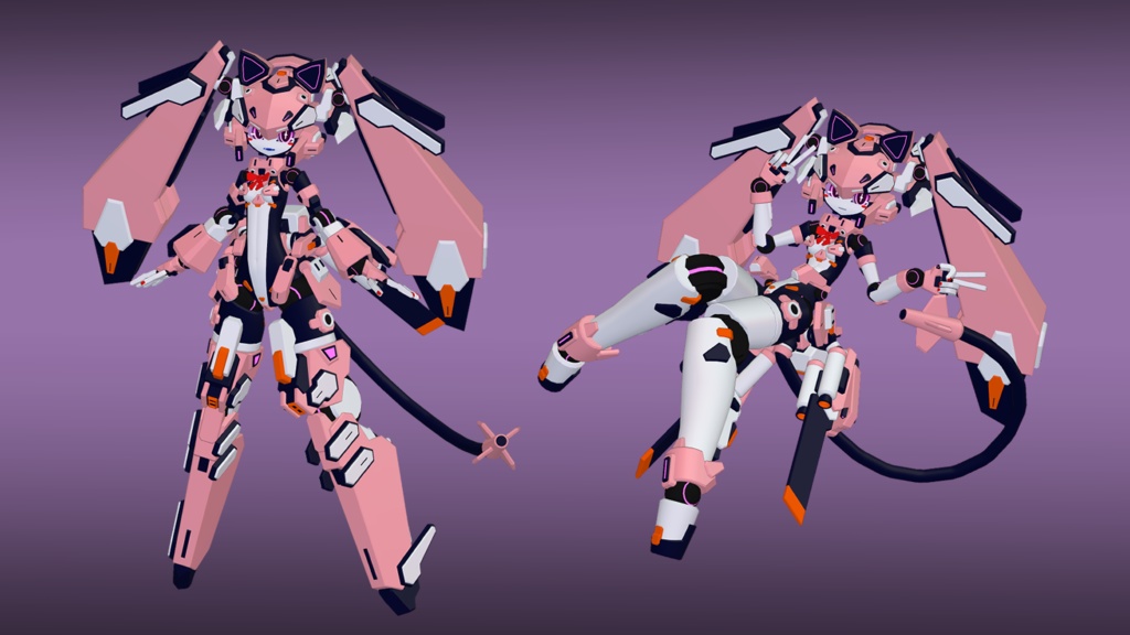 番外 初風ちゃん 3Dモデル(VRChat向け)