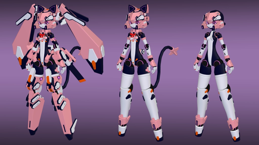 番外 初風ちゃん 3Dモデル(VRChat向け)