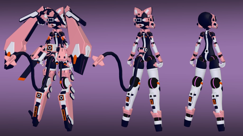 番外 初風ちゃん 3Dモデル(VRChat向け)