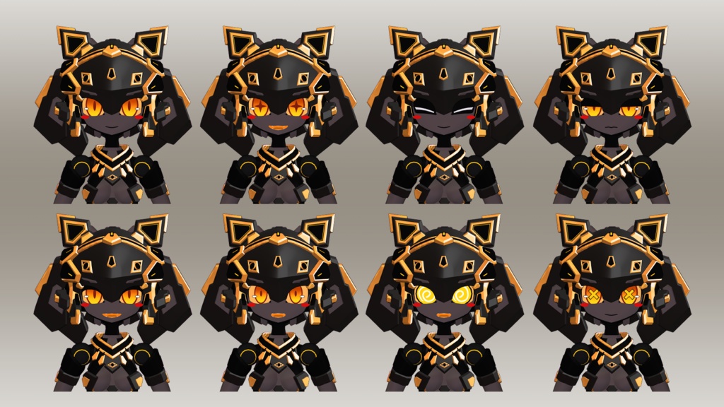 番外 埃風ちゃん 3Dモデル (VRChat向け)