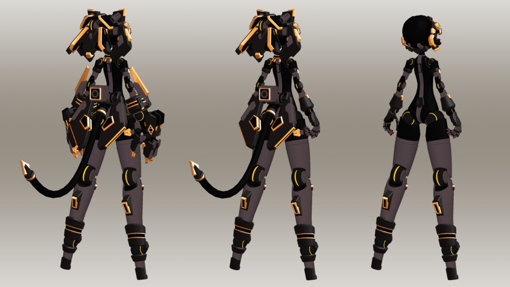 番外 埃風ちゃん 3Dモデル (VRChat向け)