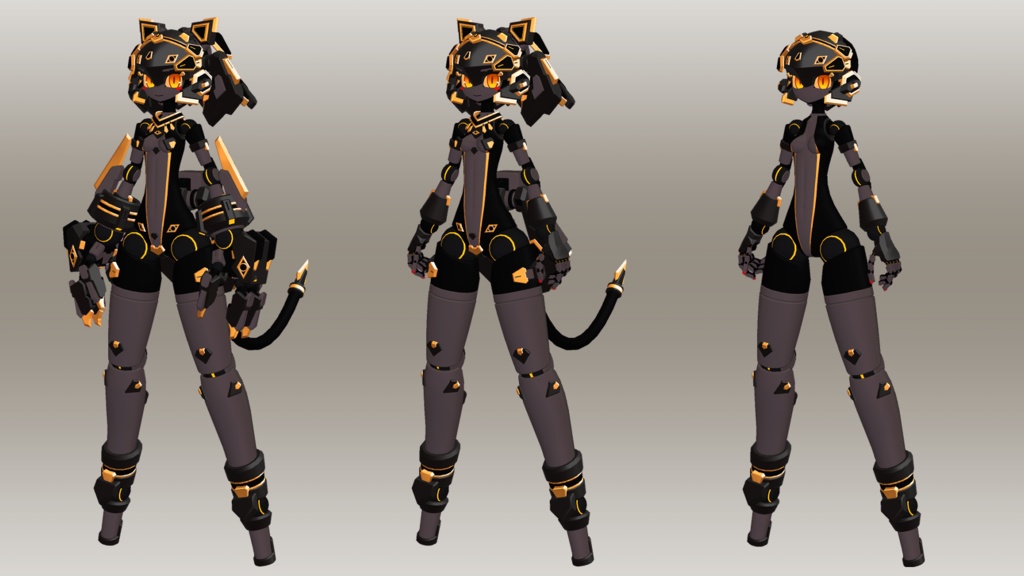 番外 埃風ちゃん 3Dモデル (VRChat向け)