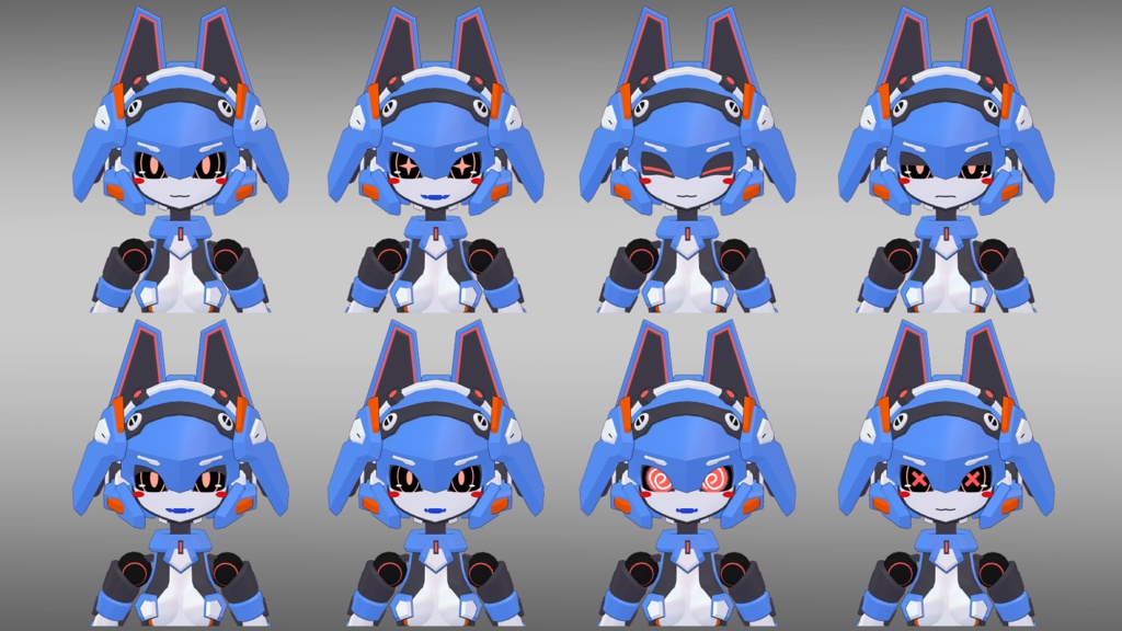 39式朝霧ちゃん + 専用装備3種セット (VRChat向け)