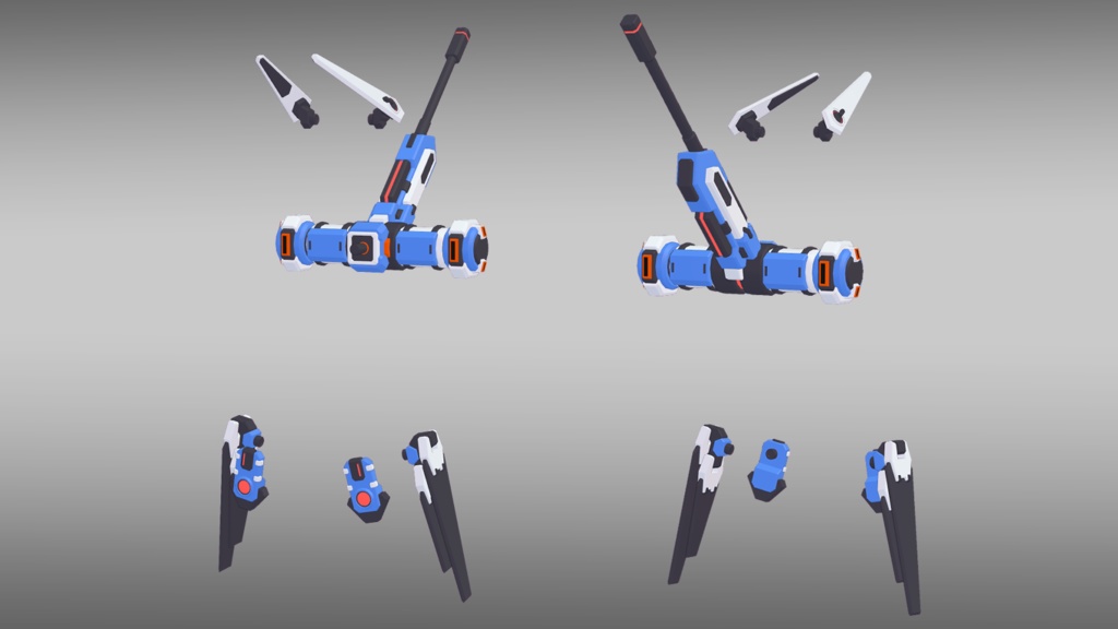 39式朝霧ちゃん + 専用装備3種セット (VRChat向け)