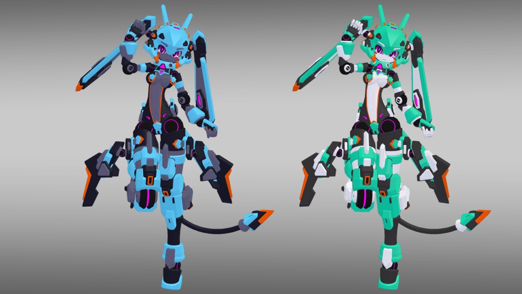 番外 跳風ちゃん (VRChat向け3Dモデル)