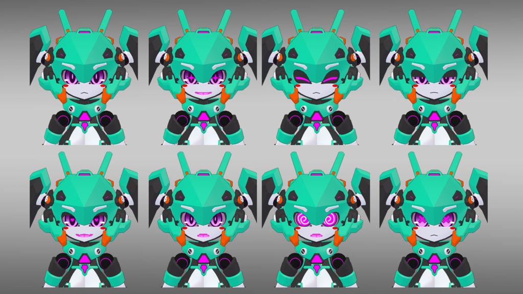 番外 跳風ちゃん (VRChat向け3Dモデル)