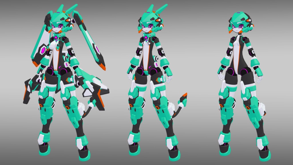 番外 跳風ちゃん (VRChat向け3Dモデル)