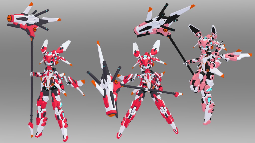 41式芒霧ちゃん (VRChat向け3Dモデル)