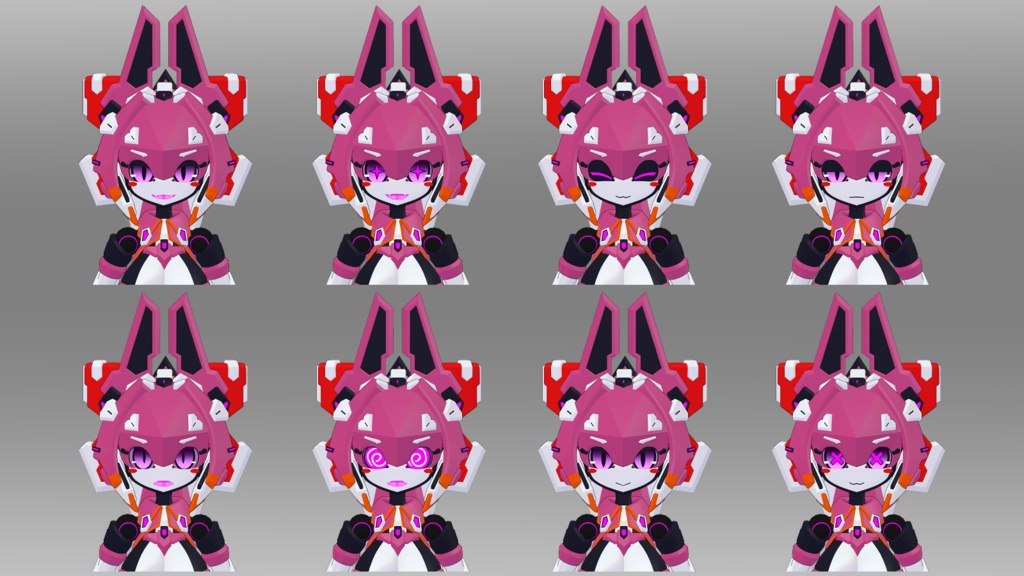 43式夜霧ちゃん (VRChat向け3Dモデル)