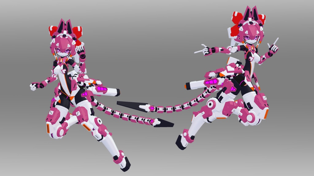 43式夜霧ちゃん (VRChat向け3Dモデル)