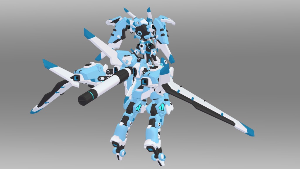 44式電ちゃん (VRChat向け3Dモデル)