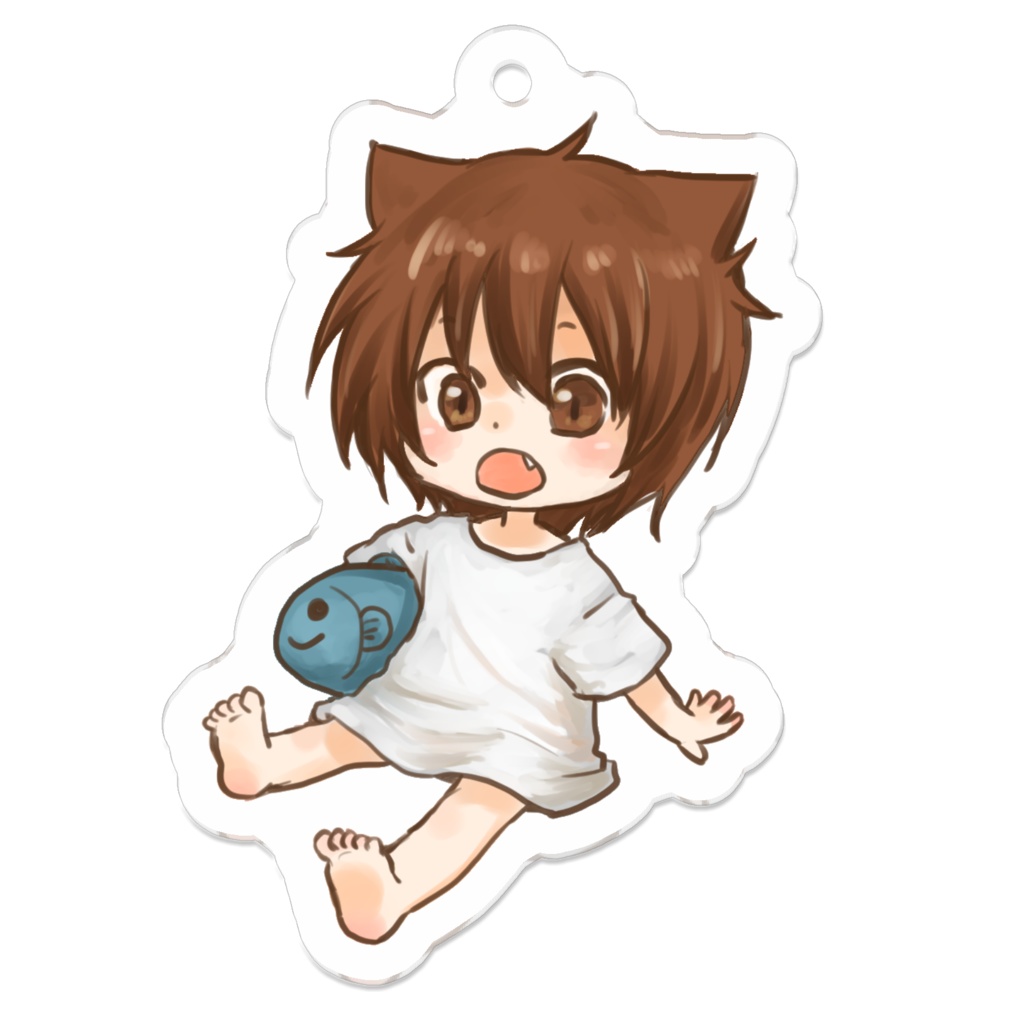 ばけねこのこアクキー