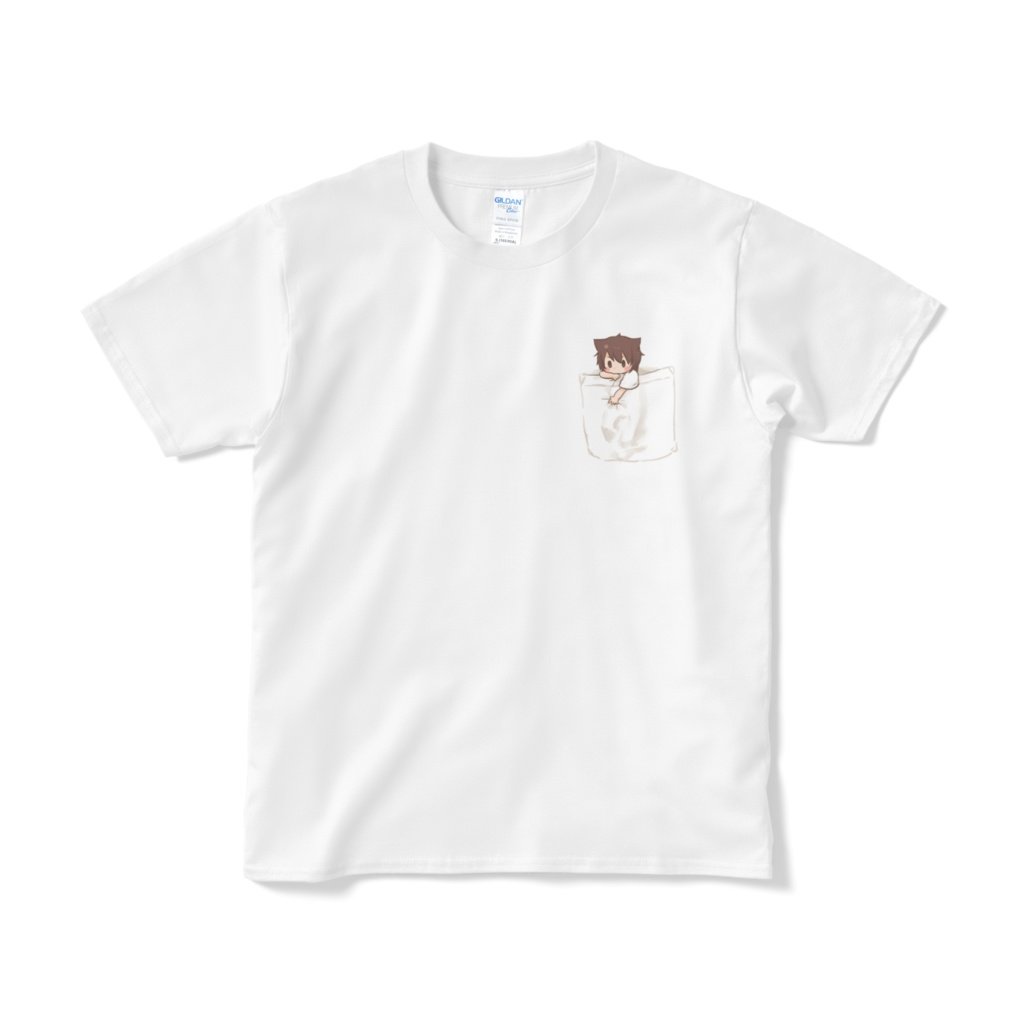 ばけねこのこがくっついてるTシャツ