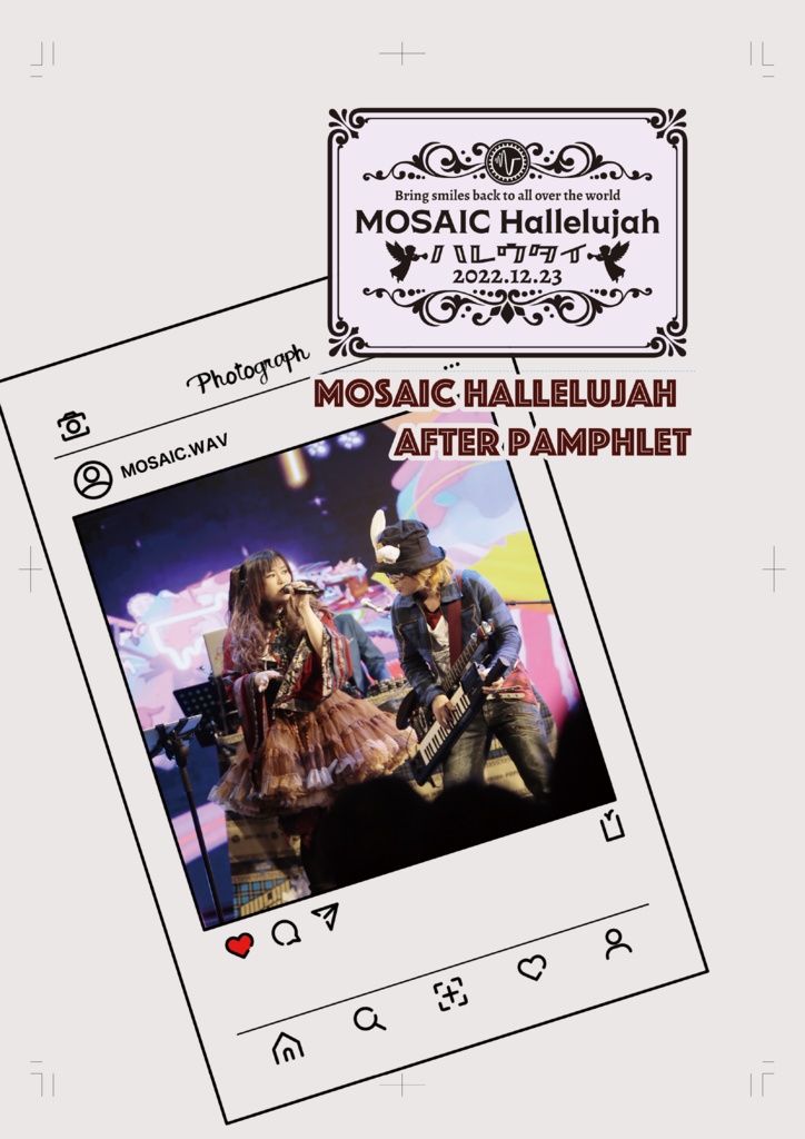 MOSAIC.WAVライブ アフターパンフレット「MOSAIC Hallelujah After Pamphlet」