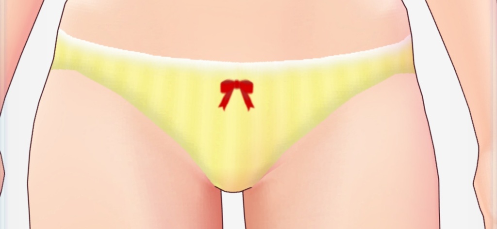 【無料あり/ベータ版 vroidテクスチャ】シンプルショーツ