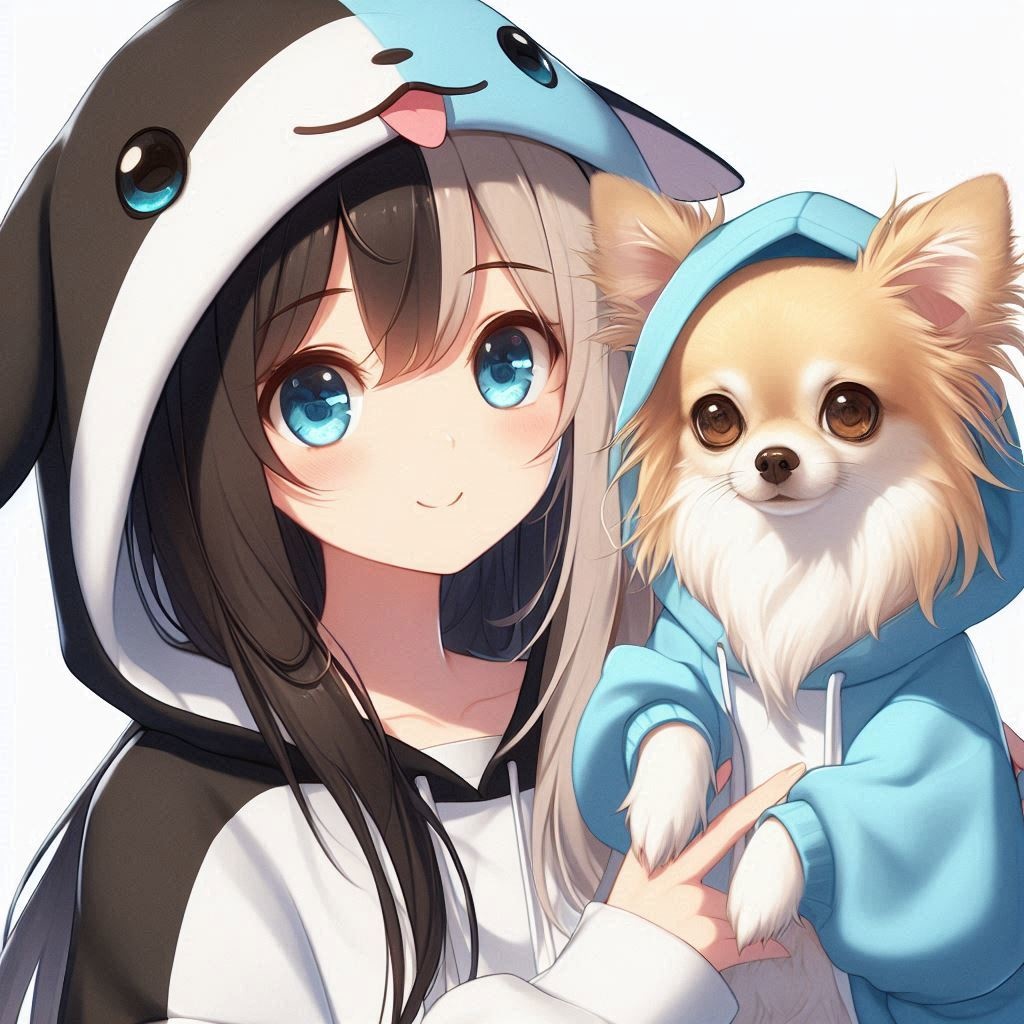 犬とイルカを愛する少女