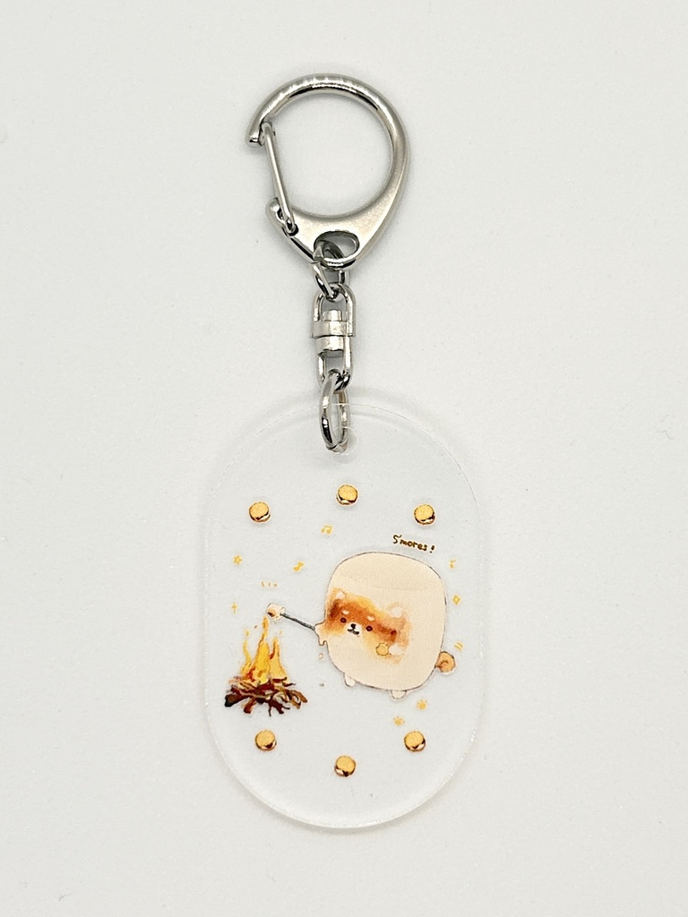 マシュマロのしばマロミニアクキー