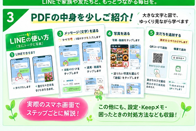 【初心者向け】誰でも分かるLINEの使い方①基本編|トーク・写真・友だち追加をやさしく解説