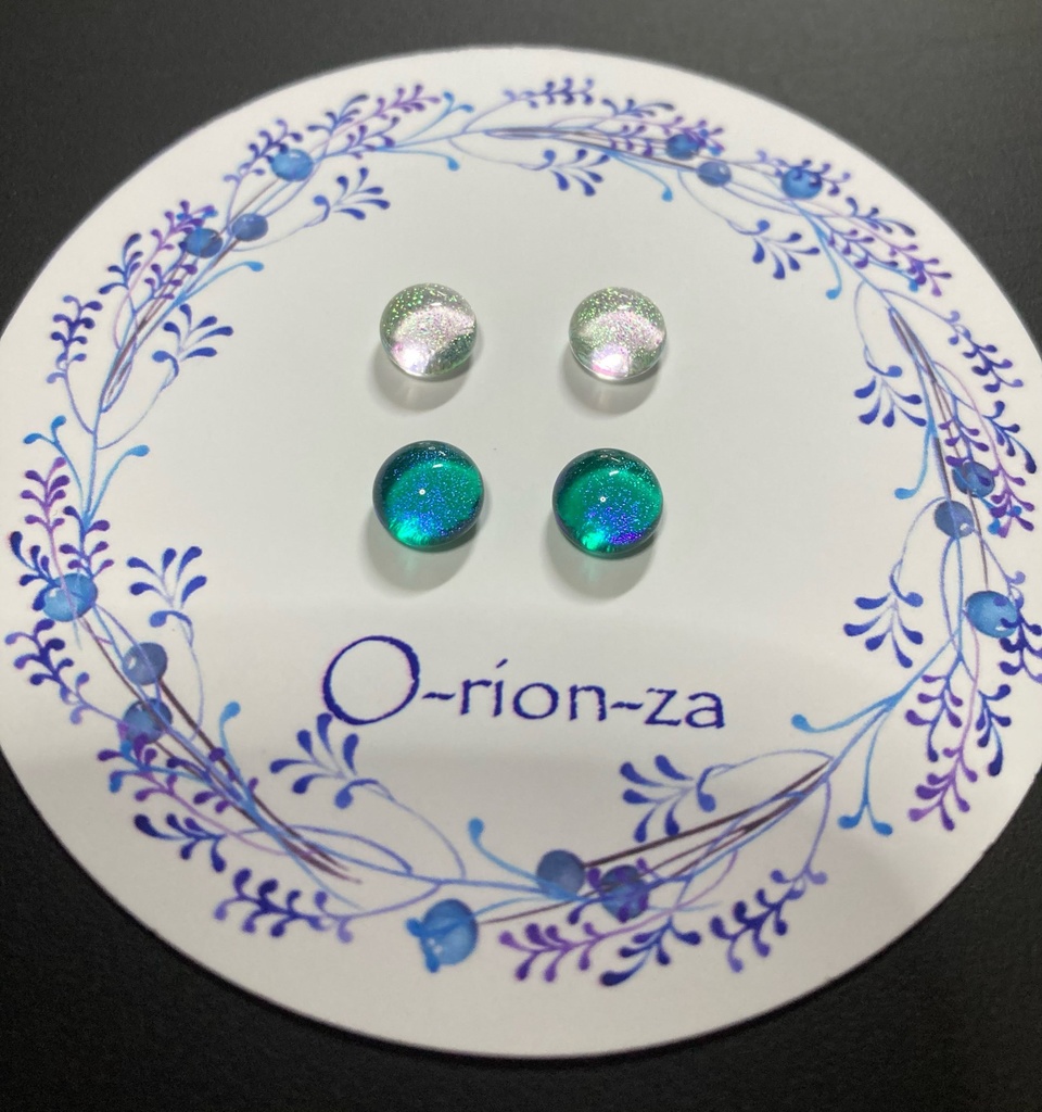 ガラスピアス　N.104