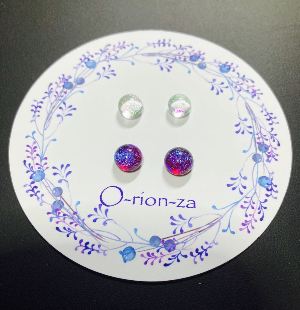 ガラスピアス　N.106