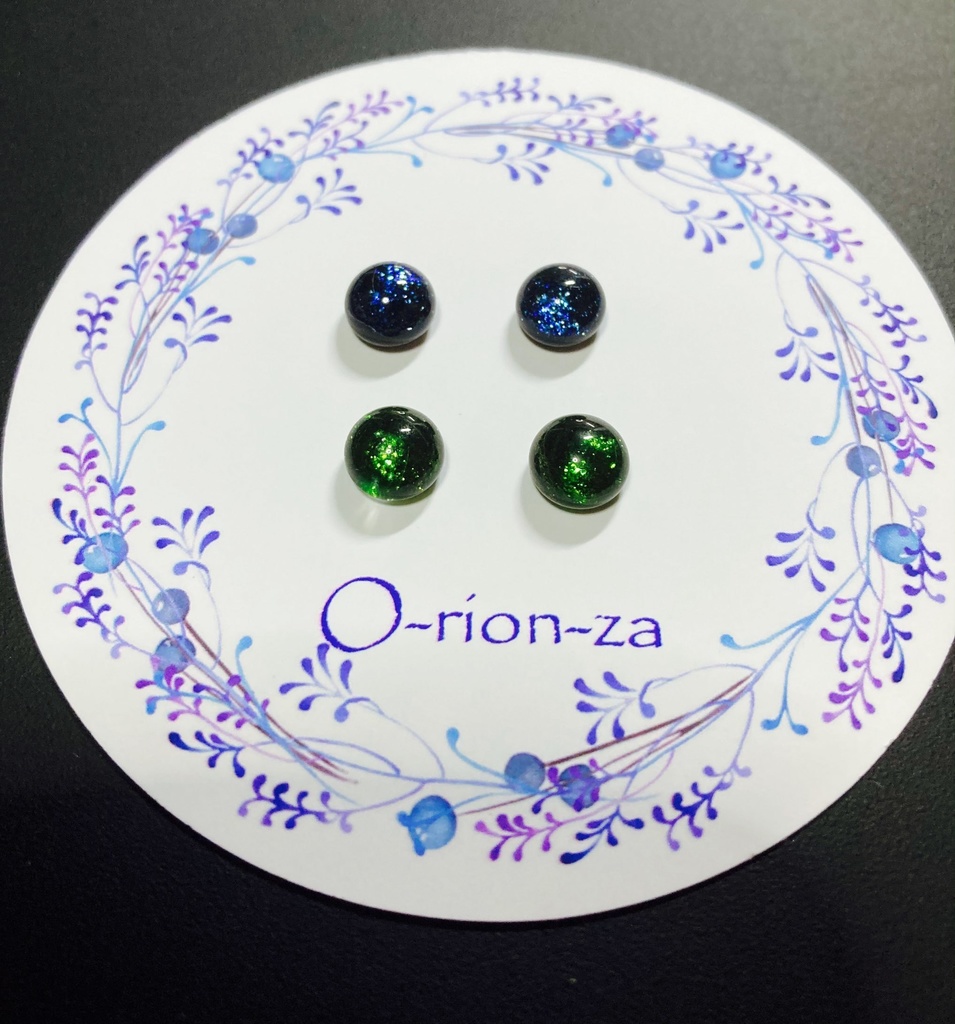 ガラスピアス　N.107