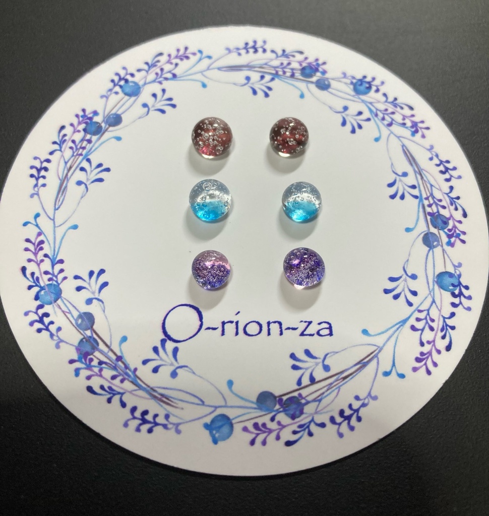 ガラスピアス　N.108