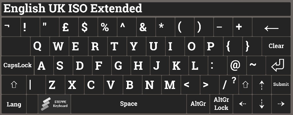 STEPPE Keyboard (v1.00)
