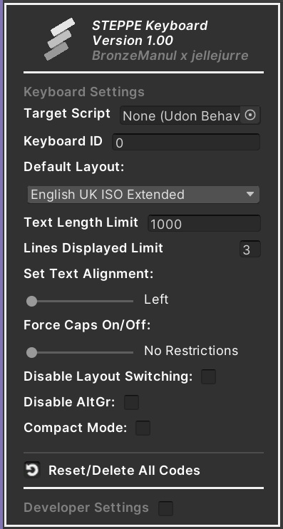 STEPPE Keyboard (v1.00)