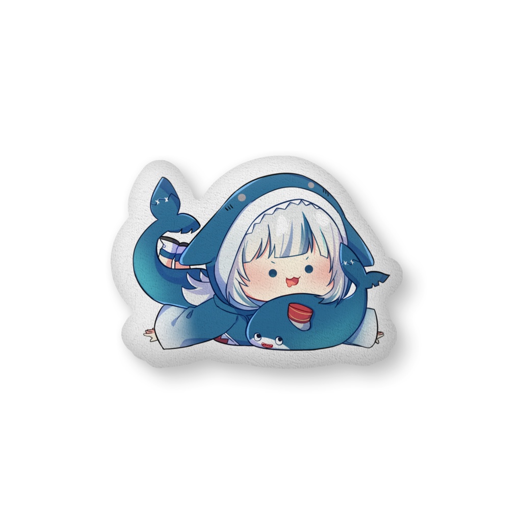 Gawr Gura Fuka-Fuka Cushion Hololive がうる・ぐら