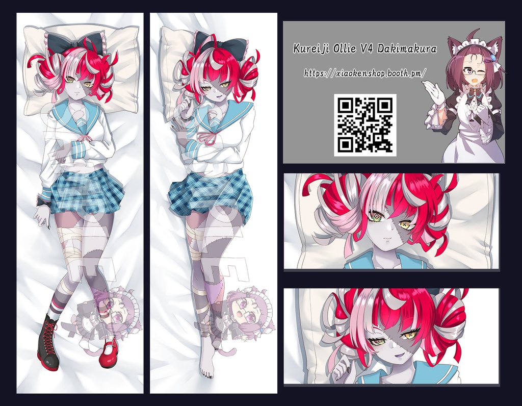 Dakimakura Kureiji Ollie V4 クレイジー・オリー - xiaokenshop