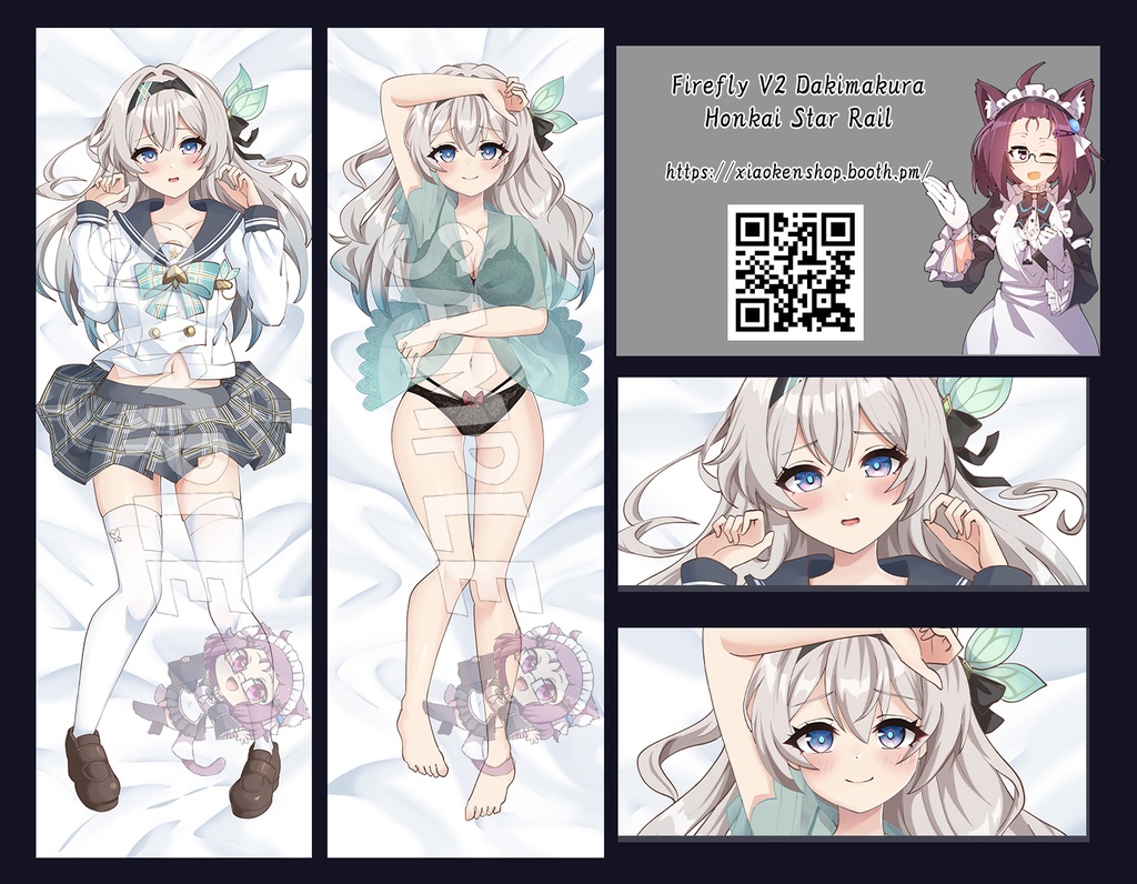 Dakimakura Firefly V2 Honkai Star Rail 流萤