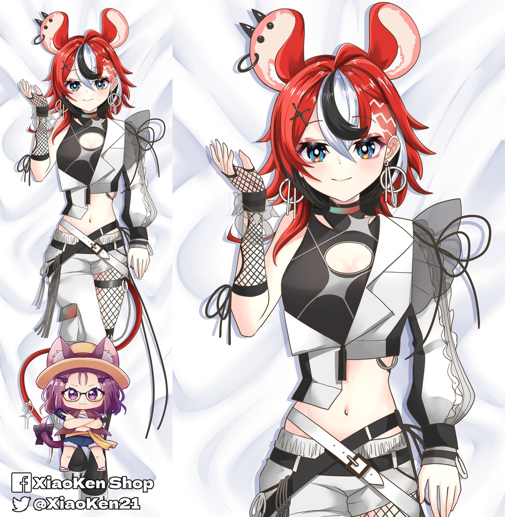 Dakimakura Hakos Baelz V4 ハコス・ベールズ