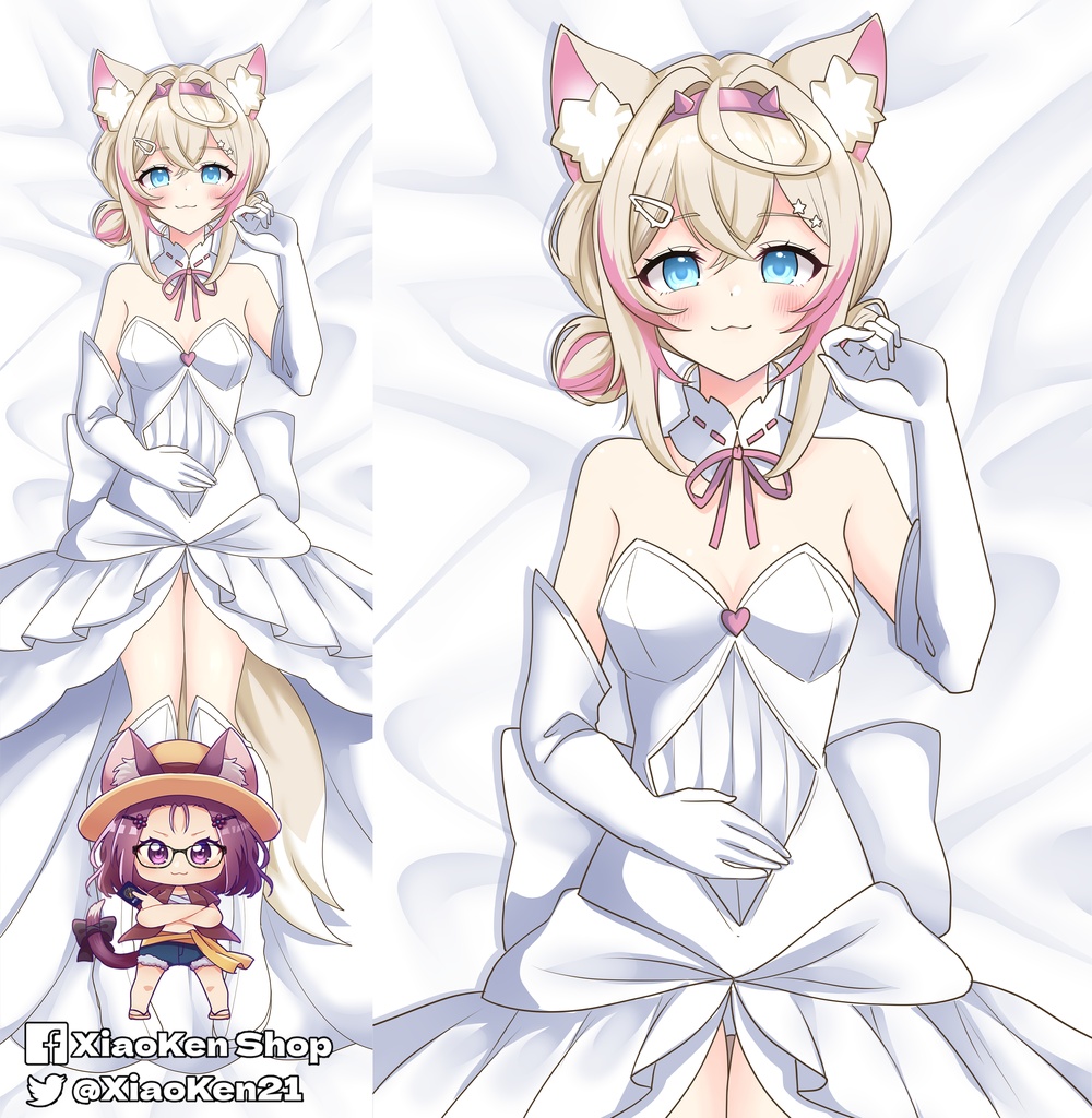 Dakimakura Mococo フワワ・アビスガード モココ・アビスガード