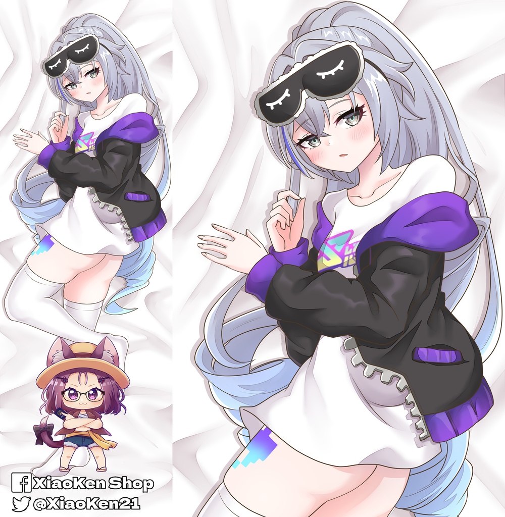 Dakimakura Silver Wolf Lv999 Honkai Star Rail 銀狼(スターレイル)