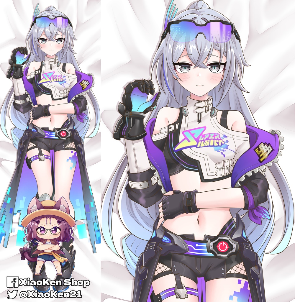Dakimakura Silver Wolf Lv999 Honkai Star Rail 銀狼(スターレイル)