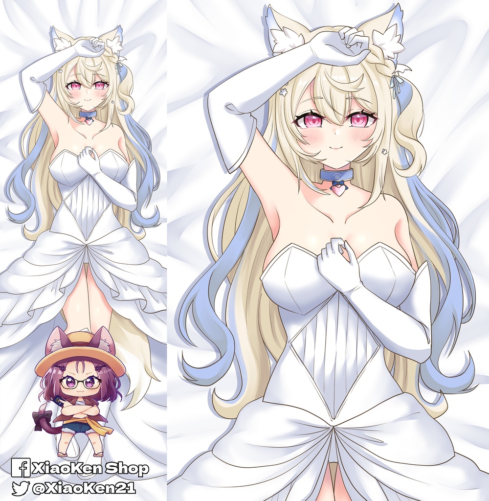 Dakimakura Fuwawa Abyssgard フワワ・アビスガード