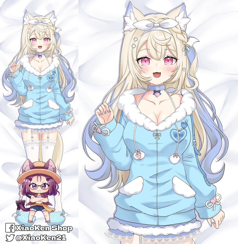 Dakimakura Fuwawa Abyssgard フワワ・アビスガード