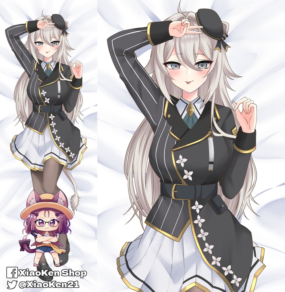 Dakimakura Shishiro Botan V3 獅白ぼたん