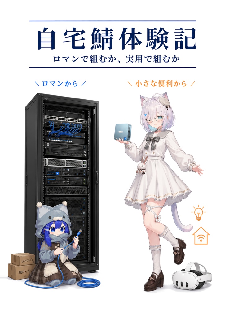自宅鯖体験記 - ロマンで組むか、実用で組むか