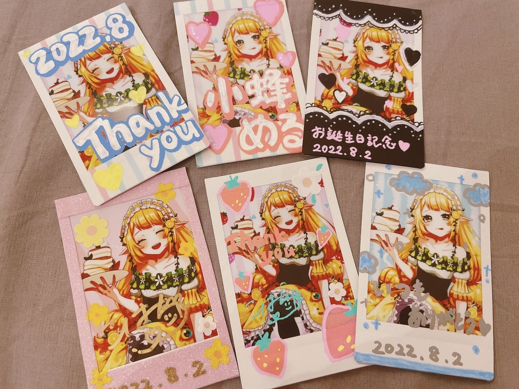 小蜂める 誕生日グッズ&ボイス2022