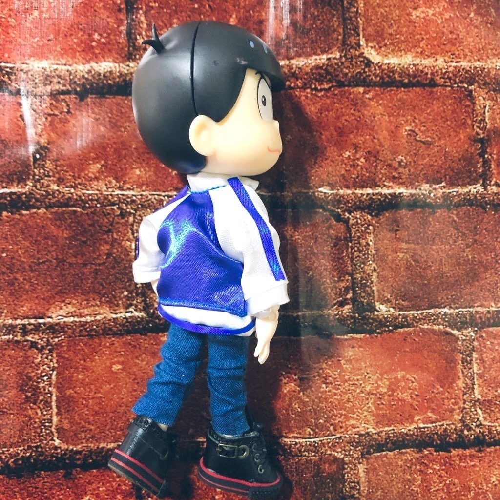 【ジャケット】💙🤍青✖️白のクールなジャケット オビツ11ねんどろいどどーるサイズ