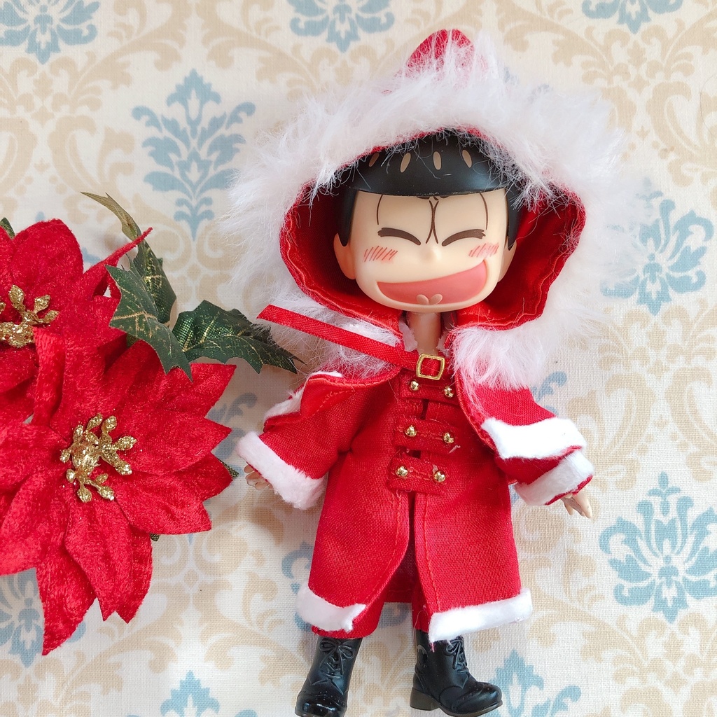 🎄レッド❄️❤️サンタケープ オビツ11 ねんどろいどどーる兼用