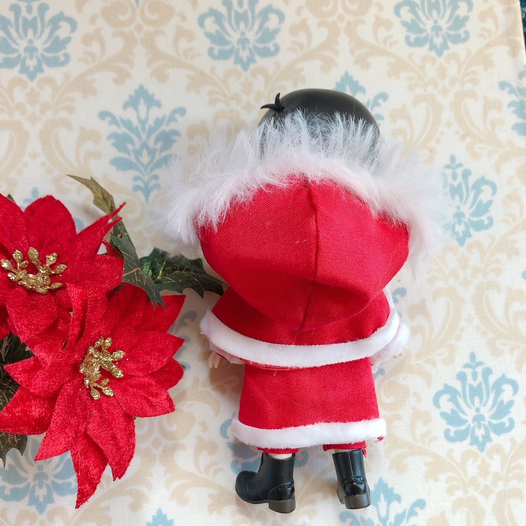 🎄レッド❄️❤️サンタケープ オビツ11 ねんどろいどどーる兼用