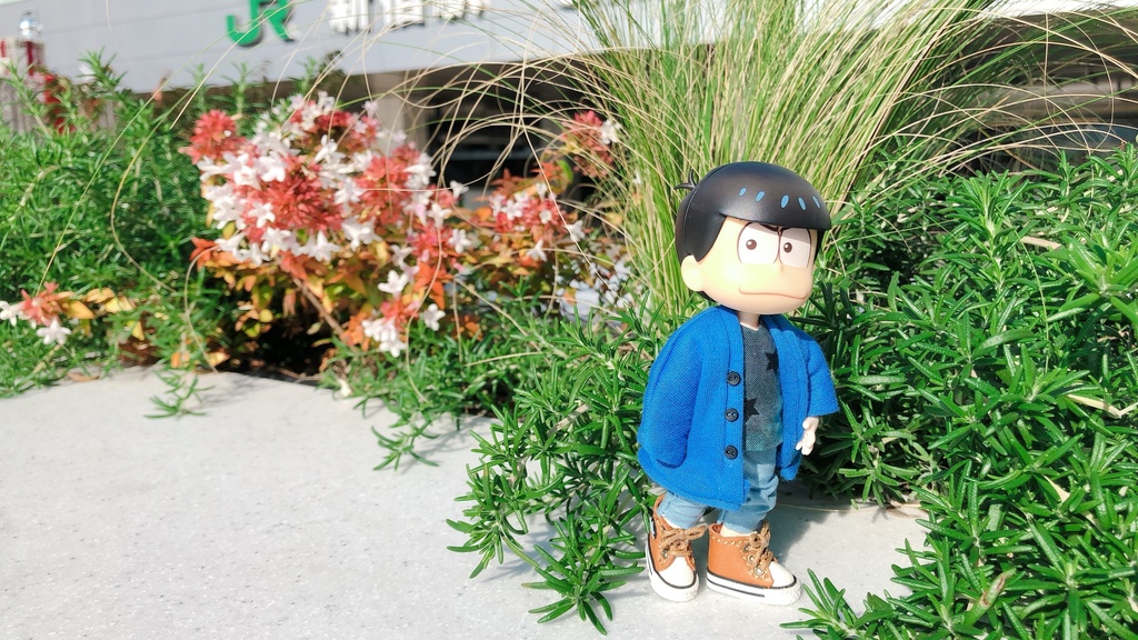 【カーディガン】手触りふわふわニット💕シンプルなブルー💙カーディガン⭐︎オビツ11ねんどろいど どーる兼用