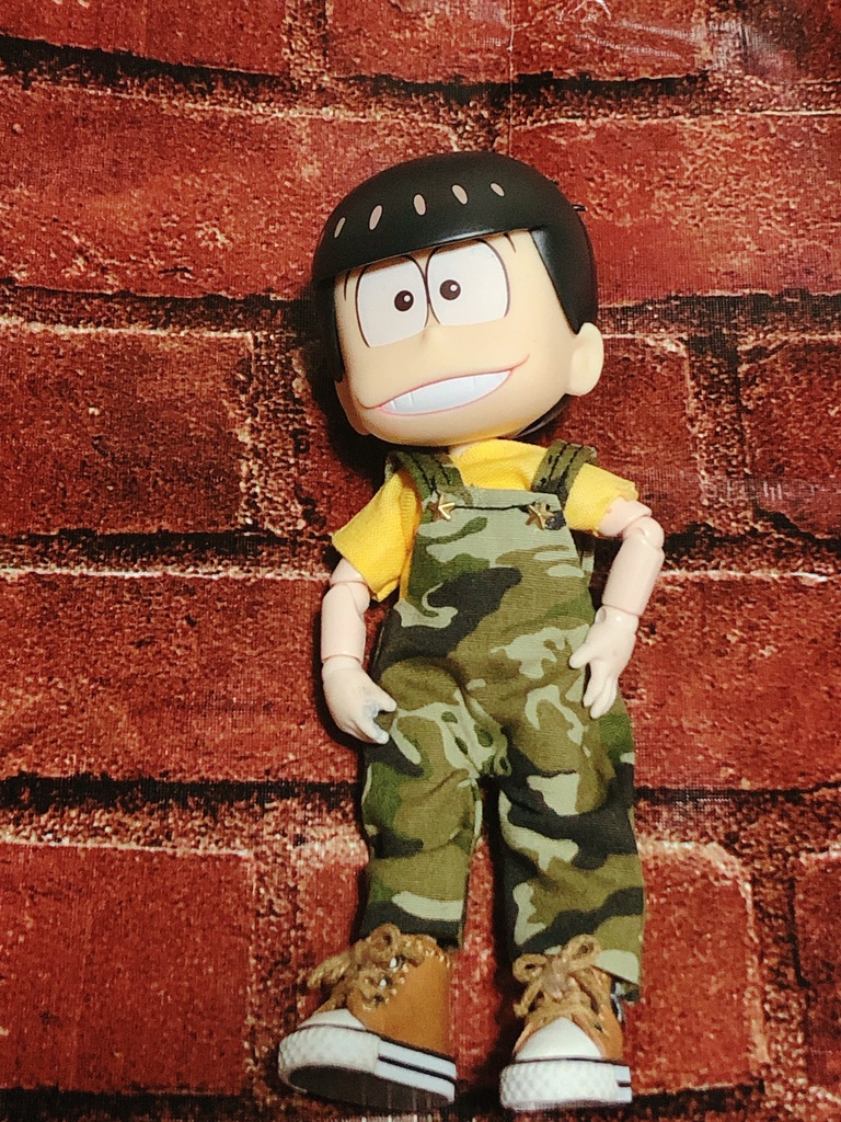ミリタリーサロペット2点セットオビツ11、ねんどろいどどーる兼用サイズ