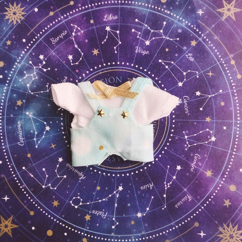 【10cmぬい】【2点セット】星サロペット2点セット⭐️