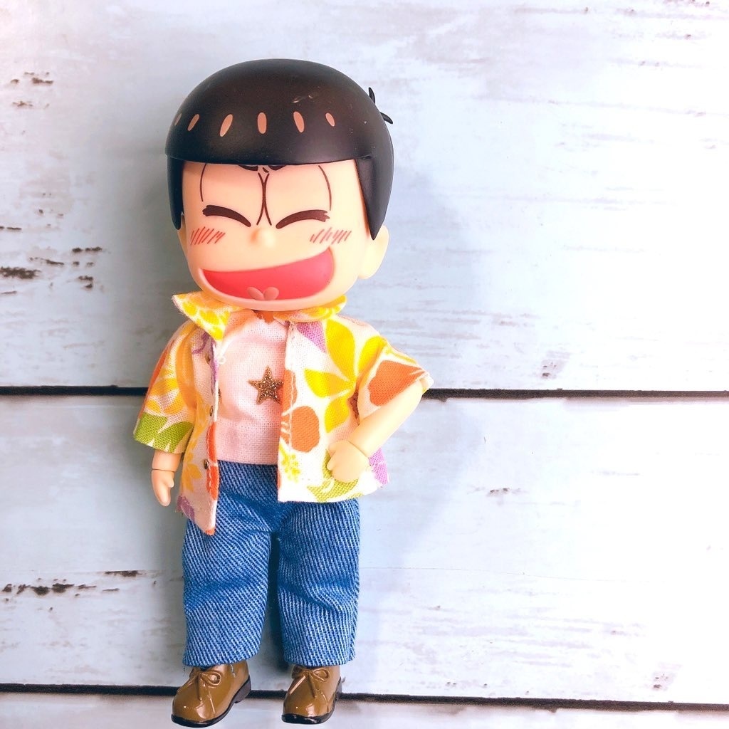【3点セット】ハイビスカス🌺パイナップル🍍柄3点セット オビツ11ねんどろいどどーる兼用
