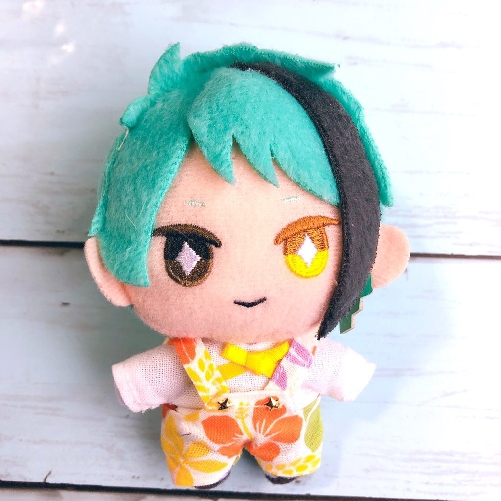 【10cmぬい】【2点セット】ハイビスカス柄サロペット2点セット⭐️